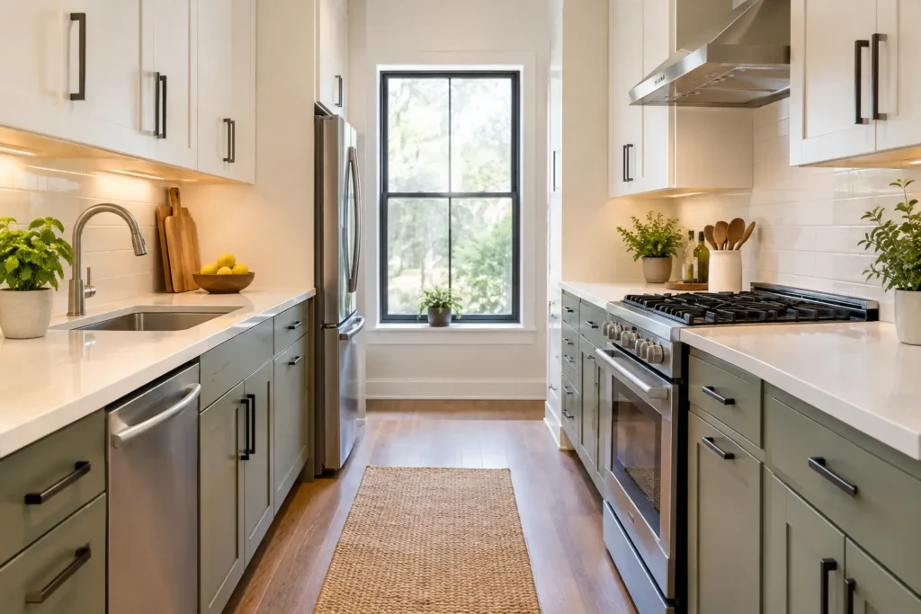 How to Plan a Galley Kitchen That Works Harder